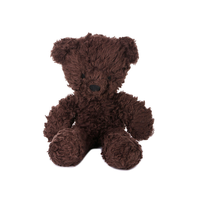 12" Chocolate Herbal Dye Sherpa Bear