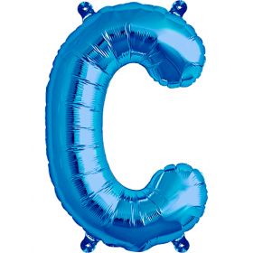 16 inch Northstar Blue Letter C Foil Mylar Balloon