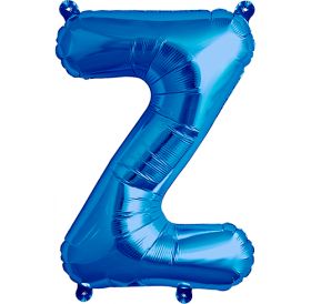 16 inch Northstar Blue Letter Z Foil Mylar Balloon