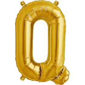 16 inch Northstar Gold Letter Q Foil Mylar Balloon