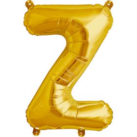 16 inch Northstar Gold Letter Z Foil Mylar Balloon