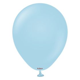 5 inch Kalisan Macaron Blue Latex Balloons - 100 CT