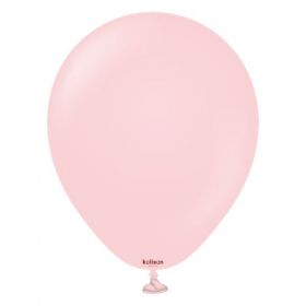 5 inch Kalisan Macaron Pink Latex Balloons - 100 CT