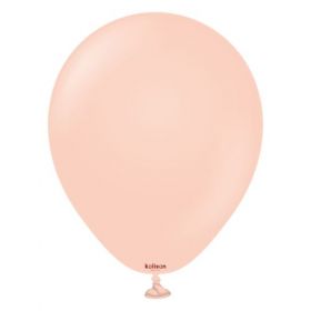 5 inch Kalisan Macaron Salmon Latex Balloons - 100 CT