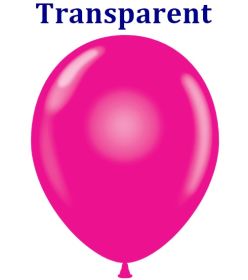 11 inch TUFTEX Crystal Magenta Latex Balloons - 100 count