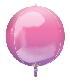 22 Inch Kaleidoscope Ombre Pink K Sphere