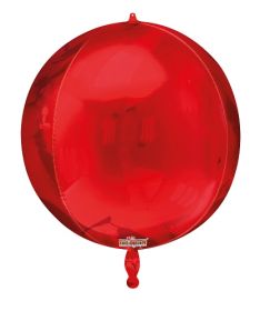 22 Inch Kaleidoscope Solid Red K Sphere