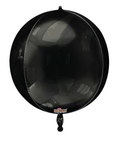 22 Inch Kaleidoscope Solid Black K Sphere