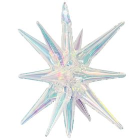 22 inch Decochamp Iridescent Starburst Foil Balloon