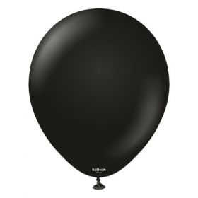 18 inch Kalisan Black Latex Balloons