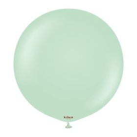 24 inch Kalisan Macaron Green Latex Balloons - 2 CT