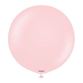 24 inch Kalisan Macaron Pink Latex Balloons - 2 CT