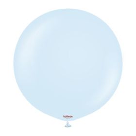 18 inch Kalisan Macaron Baby Blue Latex Balloons - 25 CT