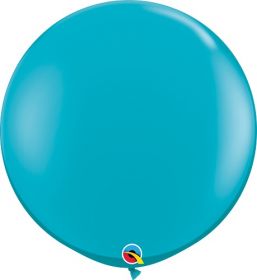 36 inch Qualatex Tropical Teal Latex Balloons - 2 count