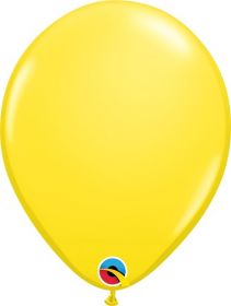 16 inch Qualatex Yellow Latex Balloons - 50 count