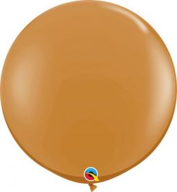 36 inch Qualatex Mocha Brown Latex Balloons - 2 count