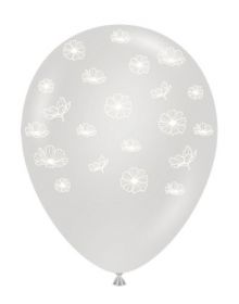 11 inch TUFTEX Clear Petals Print Latex - 25 count