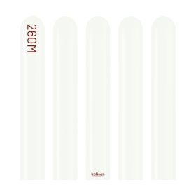 260M Kalisan Inch Kalisan Standard White Latex Balloons - 100CT