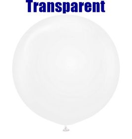 36 Inch Kalisan Standard Transparent Latex Balloons - 2 CT