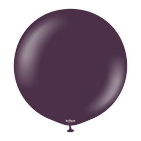 24 inch Kalisan Standard Plum Latex Balloons - 2 CT