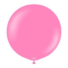 24 inch Kalisan Standard Queen Pink Latex Balloons - 2 CT