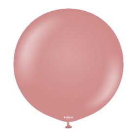 24 Inch Kalisan Retro Rosewood Latex Balloons - 2 CT