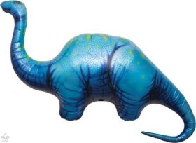 51 inch Northstar Apatosaurus Dinosaur Shape Foil Balloon - Packaged