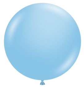 36 inch TUFTEX Baby Blue Latex Balloons - 2 CT