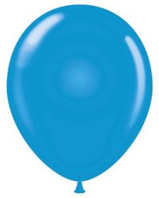 11 inch TUFTEX Standard Blue Latex Balloons - 100 count