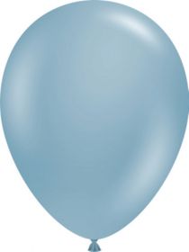 5 inch TUFTEX Blue Slate Latex Balloons - 50 count