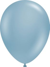 24 inch TUFTEX Blue Slate Latex Balloons - 3 CT