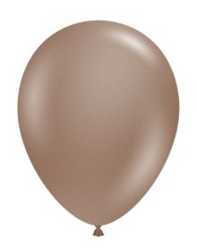 24 inch TUFTEX Cocoa Latex Balloons - 3 CT