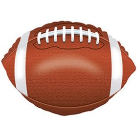 18 inch CTI Leather Look Football Foil Balloon