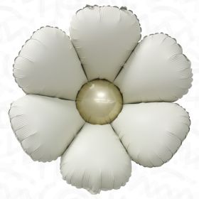 24 inch Decochamp Latte Flower Balloon Champagne Disc - 2 ct