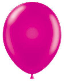 11 inch TUFTEX Metallic Fuchsia Latex Balloons - 100 count