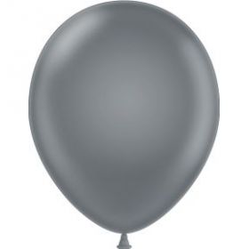 11 inch TUFTEX Gray Smoke Latex Balloons - 100 count