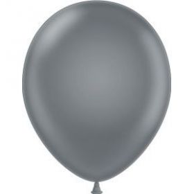 24 inch TUFTEX Gray Smoke Latex Balloons - 25 count