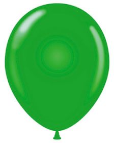 9 inch Standard Green TUFTEX Latex Balloons - 100 count