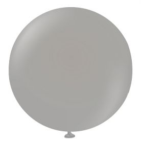 24 inch Kalisan Grey Latex Balloons