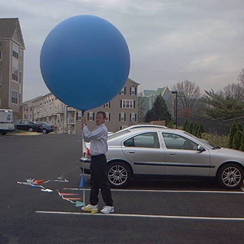 Giant Cloudbuster Filled on Pennant String