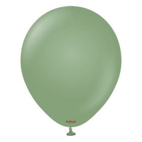 12 inch Kalisan Retro Eucalyptus Latex Balloons - 100 CT