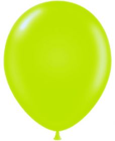 5 inch TUFTEX Lime Green Latex Balloons - 50 count