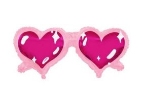 36 inch TUFTEX Love at First Sight Sunglasses Shape Foil Balloon - Pkg