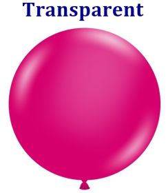 36 inch TUFTEX Crystal Magenta Latex Balloon