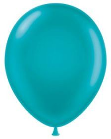 5 inch TUFTEX Metallic Teal Latex Balloons - 50 count