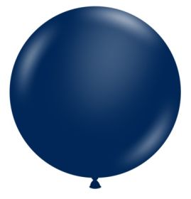 36 inch TUFTEX Metallic Midnight Blue Latex Balloons - 2 CT