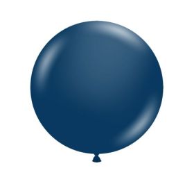 36 inch TUFTEX Naval (Steel Blue) Latex Balloons - 2 CT