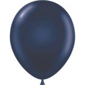 11 inch TUFTEX Navy Blue Latex Balloons - 100 count