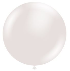 36 inch TUFTEX Sugar (Pearl White) Latex Balloons - 2 CT