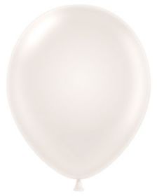 5 inch TUFTEX Sugar (Pearl White) Latex Balloons - 50 count